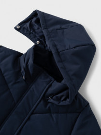 NAME IT Puffer Lang Jakke Megan Dark Sapphire